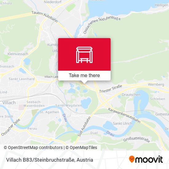 Villach B83/Steinbruchstraße map