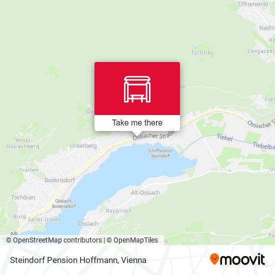 Steindorf Pension Hoffmann map