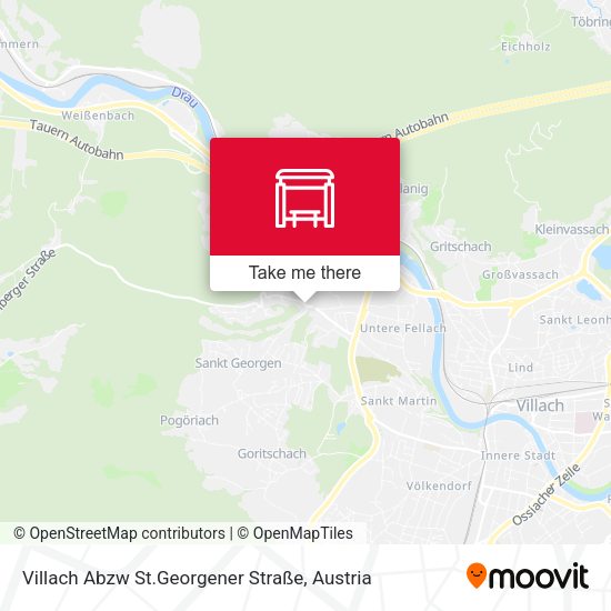 Villach Abzw St.Georgener Straße map
