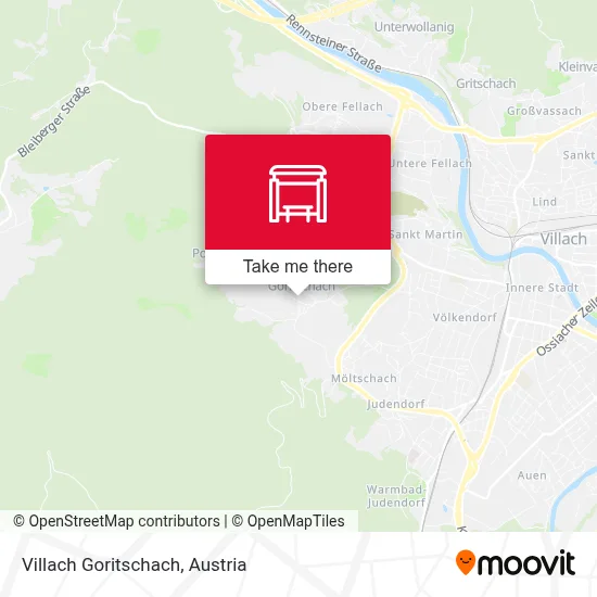 Villach Goritschach map