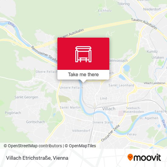 Villach Etrichstraße map