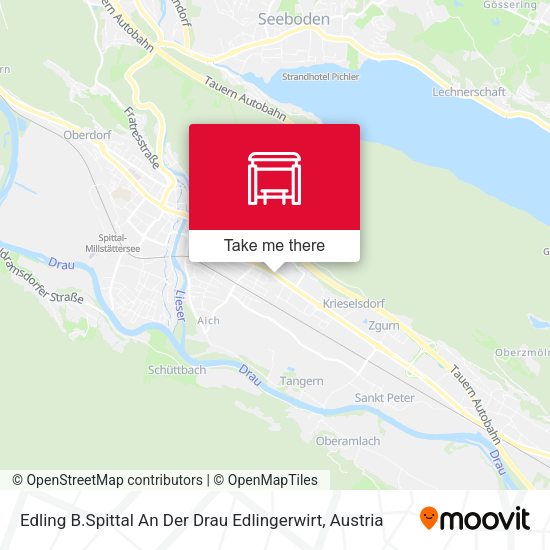 Edling B.Spittal An Der Drau Edlingerwirt map