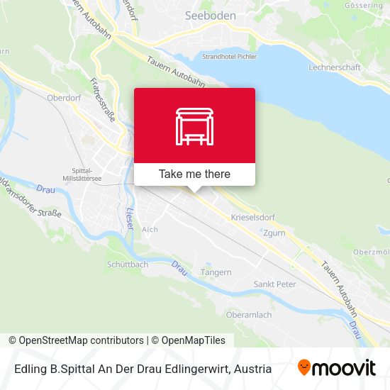 Edling B.Spittal An Der Drau Edlingerwirt map