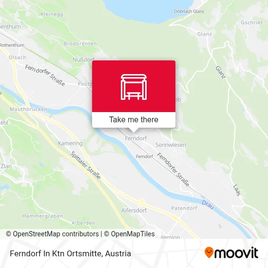 Ferndorf In Ktn Ortsmitte map