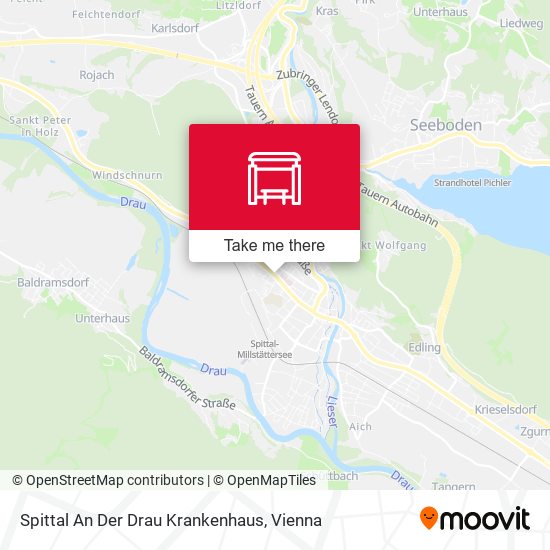 Spittal An Der Drau Krankenhaus map