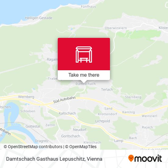 Damtschach Gasthaus Lepuschitz map
