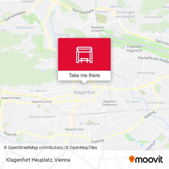 Klagenfurt Heuplatz map