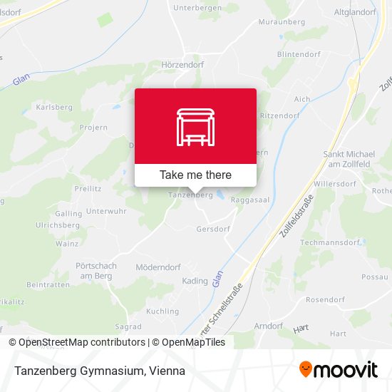 Tanzenberg Gymnasium map