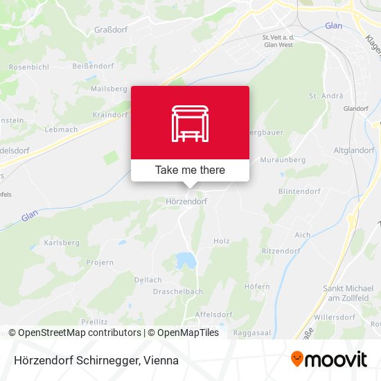 Hörzendorf Schirnegger map