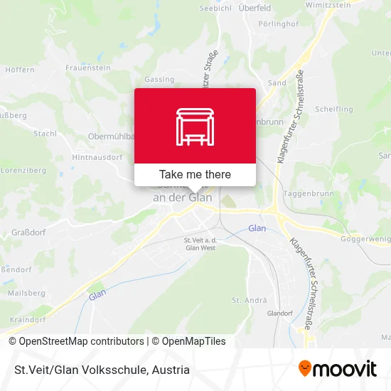 St.Veit/Glan Volksschule map