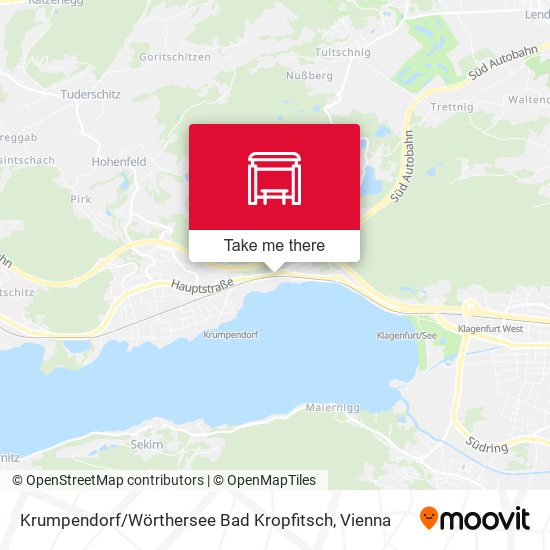Krumpendorf / Wörthersee Bad Kropfitsch map