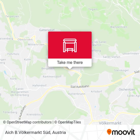 Aich B.Völkermarkt Süd map