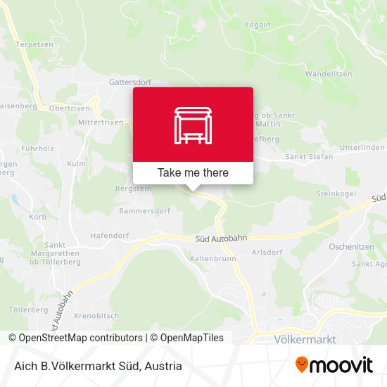 Aich B.Völkermarkt Süd map