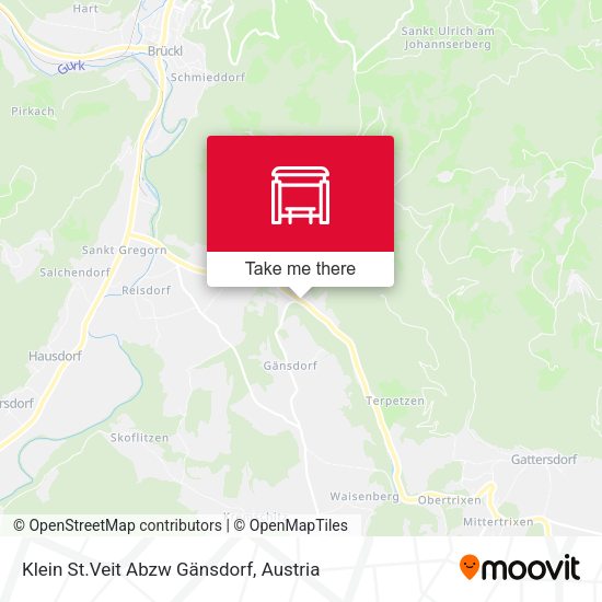 Klein St.Veit Abzw Gänsdorf map