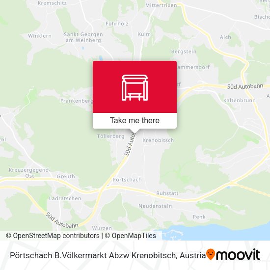 Pörtschach B.Völkermarkt Abzw Krenobitsch map