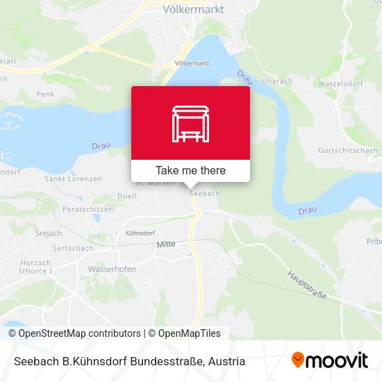 Seebach B.Kühnsdorf Bundesstraße map
