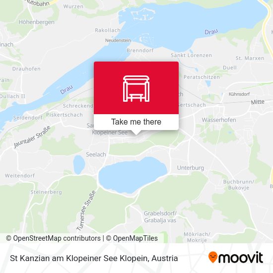 St Kanzian am Klopeiner See Klopein map