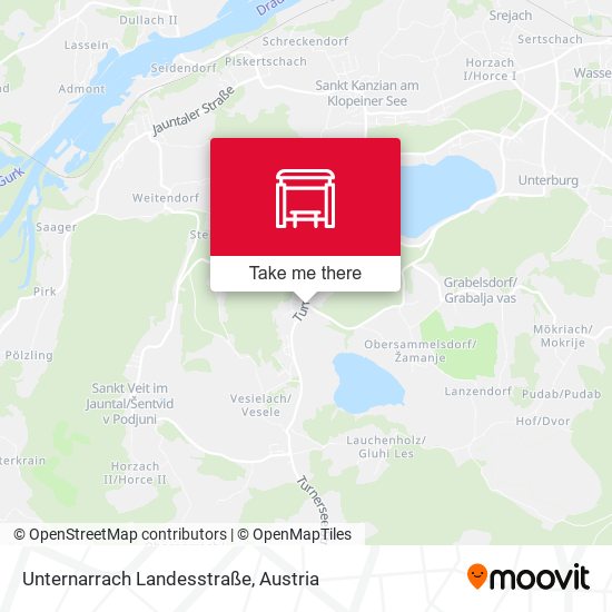 Unternarrach Landesstraße map