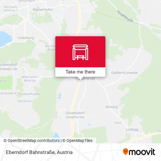 Eberndorf Bahnstraße map