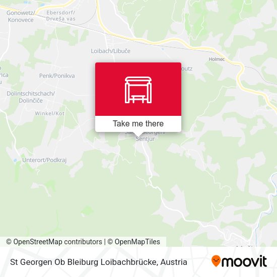 St Georgen Ob Bleiburg Loibachbrücke map
