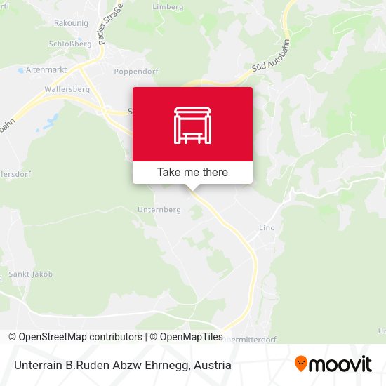 Unterrain B.Ruden Abzw Ehrnegg map