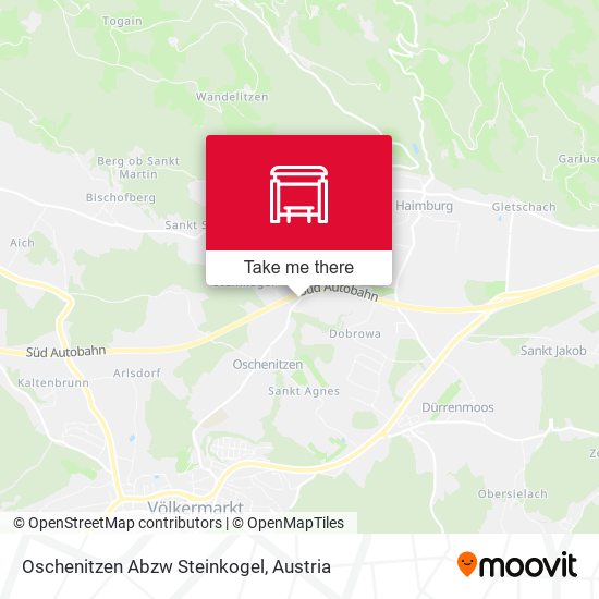 Oschenitzen Abzw Steinkogel map