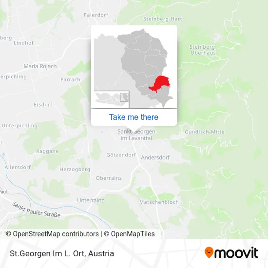 St.Georgen Im L. Ort map