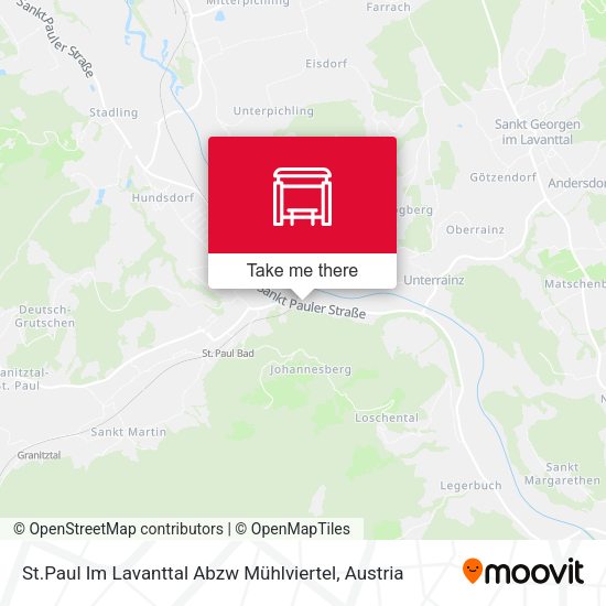 St.Paul Im Lavanttal Abzw Mühlviertel map