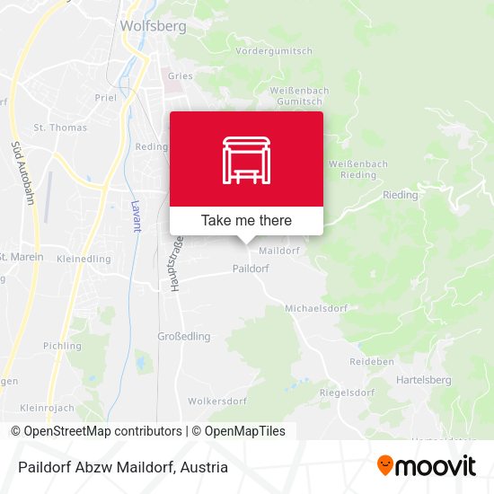 Paildorf Abzw Maildorf map