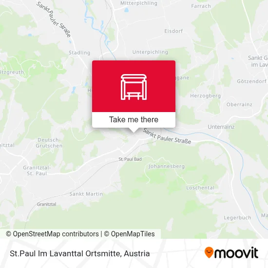 St.Paul Im Lavanttal Ortsmitte map