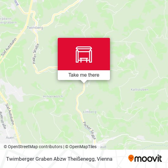 Twimberger Graben Abzw Theißenegg map