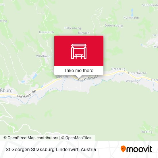 St Georgen Strassburg Lindenwirt map