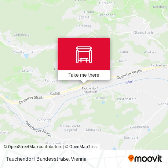 Tauchendorf Bundesstraße map