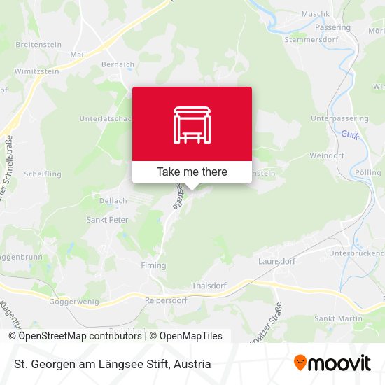 St. Georgen am Längsee Stift map
