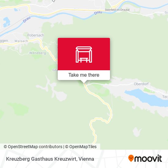 Kreuzberg Gasthaus Kreuzwirt map