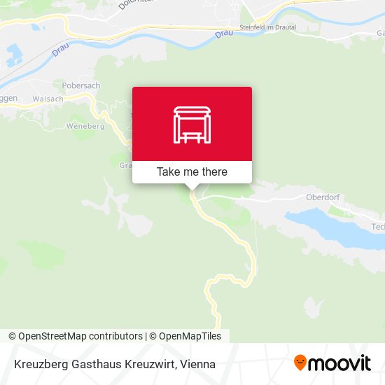 Kreuzberg Gasthaus Kreuzwirt map