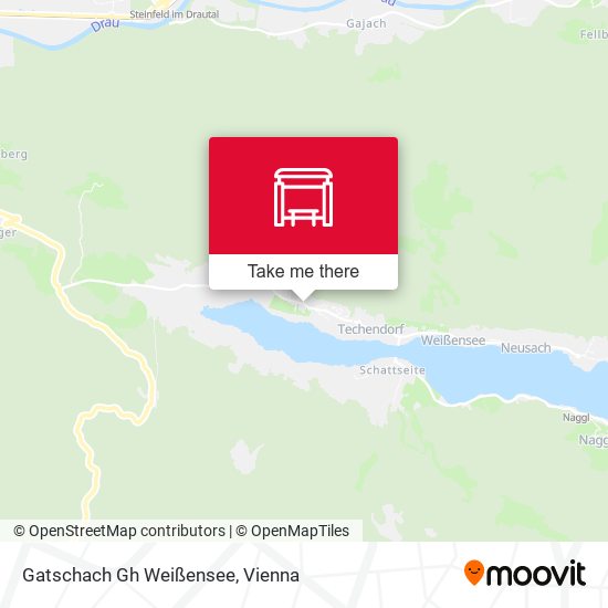 Gatschach Gh Weißensee map