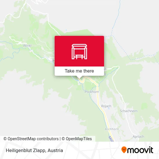 Heiligenblut Zlapp map