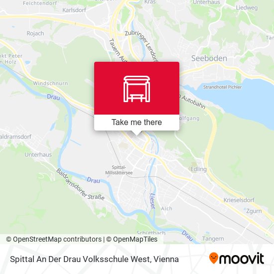 Spittal An Der Drau Volksschule West map