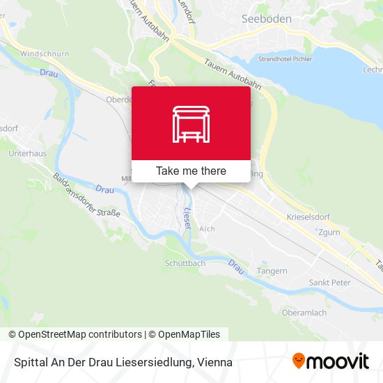 Spittal An Der Drau Liesersiedlung map