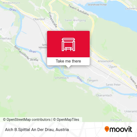 Aich B.Spittal An Der Drau map