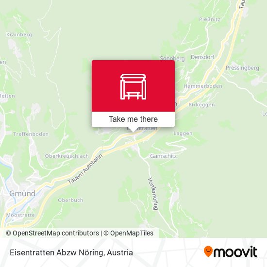 Eisentratten Abzw Nöring map