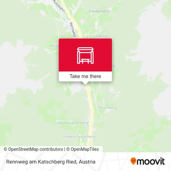 Rennweg am Katschberg Ried map