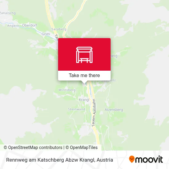 Rennweg am Katschberg Abzw Krangl map