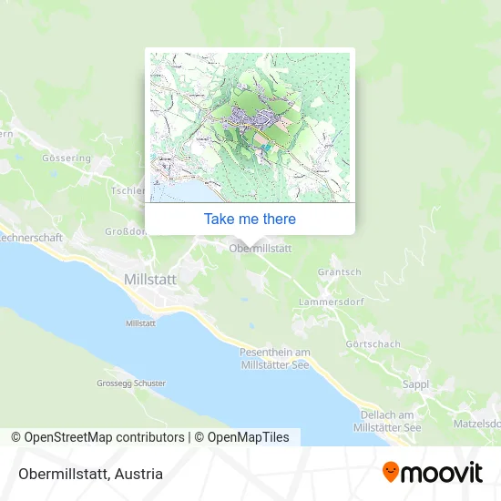 Obermillstatt map