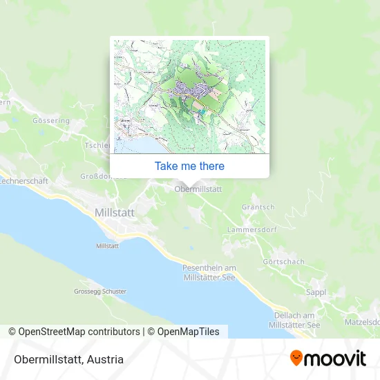 Obermillstatt map