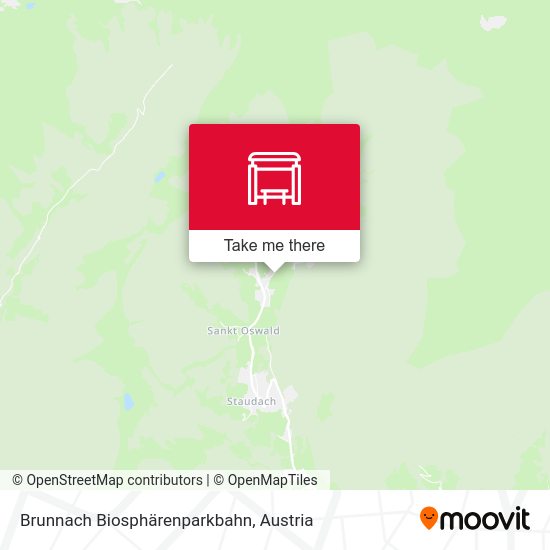 Brunnach Biosphärenparkbahn map