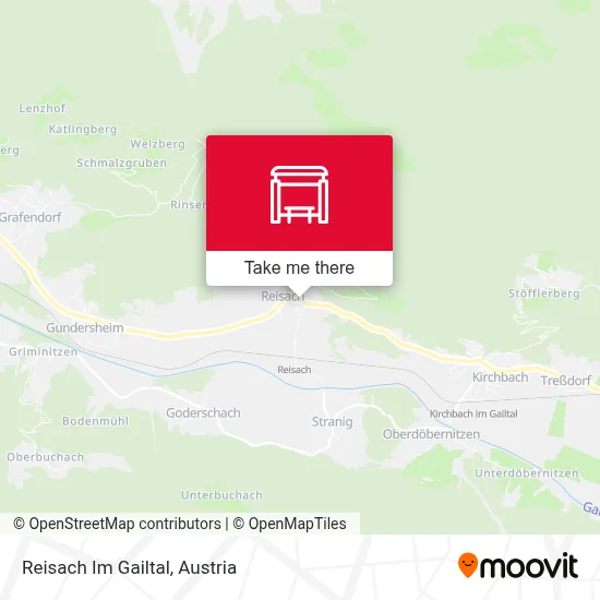 Reisach Im Gailtal map