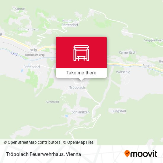 Tröpolach Feuerwehrhaus map