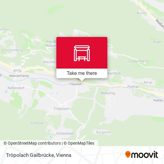 Tröpolach Gailbrücke map